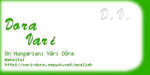 dora vari business card