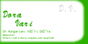 dora vari business card